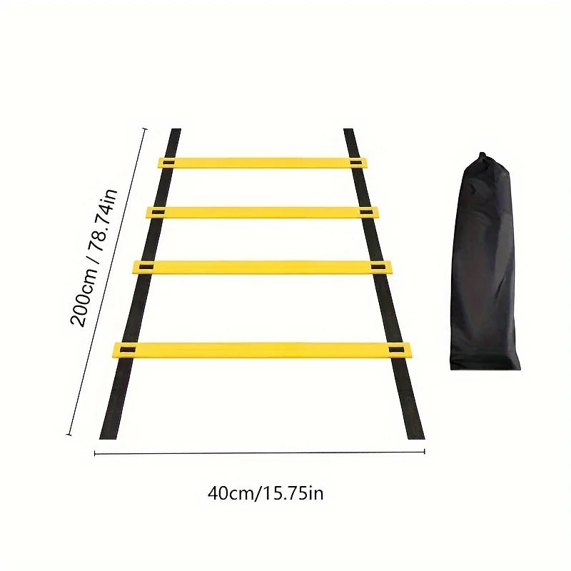 1 Set Detachable Speed Agility Training Ladder for Football, Portable Sports Equipment with Improved Mobility and Coordination