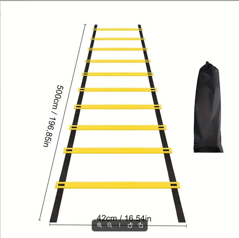 1 Set Detachable Speed Agility Training Ladder for Football, Portable Sports Equipment with Improved Mobility and Coordination